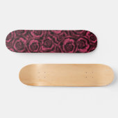 Donkere Bourgogne rozen. Skateboard (Horizontaal)