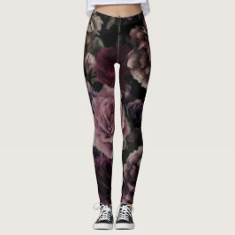 Donkere Bourgogne  tuin Leggings