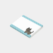 Donkere Brindle Cairn Terrier Cartoon Hond Tekenin Post-it® Notes (Schuin)