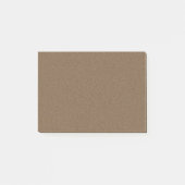 Donkere bruine Star Dust Post-it® Notes (Voorkant)
