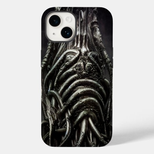 Donkere buitenaardse beelden van een oude Eldritch Case-Mate iPhone Case (Achterkant)
