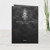 Donkere buitenaardse beelden van een oude Eldritch Kaart (Achterkant)