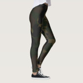 Donkere Camouflage-leggings Leggings (Rechts)