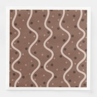 Donkere chocolade drizzle en sprinkhaanpatroon