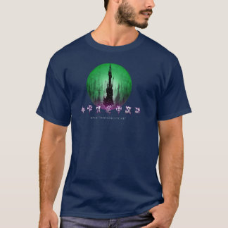 Donkere City Corespur Glyphs-kleur T-shirt