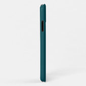 donkere cyaantelefoonbehuizing Case-Mate iPhone case (Achterkant/rechts)