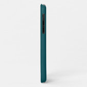 donkere cyaantelefoonbehuizing Case-Mate iPhone case (Achterkant/links)