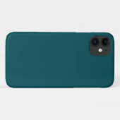 donkere cyaantelefoonbehuizing Case-Mate iPhone case (Achterkant (horizontaal))