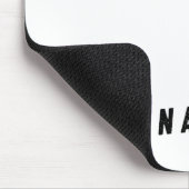 Donkere dagen door Athena Wright Mousepad White Muismat (Hoek)