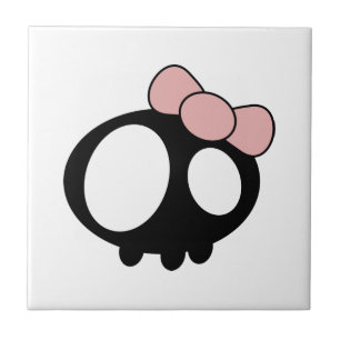 Donkere dame Ceramic Tile Tegeltje