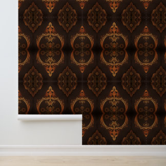 Donkere Deco Behang