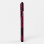 Donkere dieprode magenta rozen Case-Mate iPhone case (Achterkant/rechts)