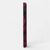 Donkere dieprode magenta rozen Case-Mate iPhone case (Achterkant/links)