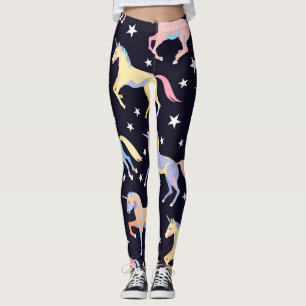 Donkere Eenhoorn Fantasie: Magisch Naadloos. Leggings