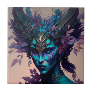 Donkere Elf Fantasy Art Tegeltje