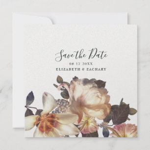 Donkere Emerald Green Text antiek  Foto Save The Date