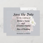 Donkere en lichte moeders en madeliefjes aankondigingskaart (Voorkant / Achterkant)