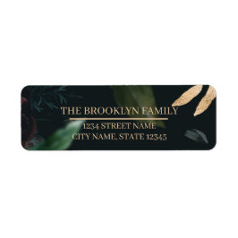 Donkere en Moody Return Address Label Stickers