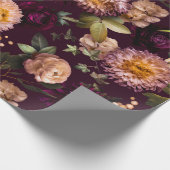 Donkere en Mooie Bruiloft Inpakpapier (Hoek)