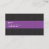 Donkere en Paarse professionele Visitekaartje (Achterkant)