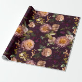 Donkere en sombere bruidsfeest cadeaupapier (Uitgerold)