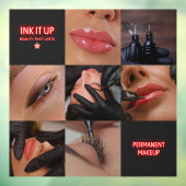 Donkere Esthetische Schoonheid Permanente Make-ups Raamsticker (Vel 3)