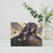 Donkere Fairy Fantasy Kunst Briefkaart (Staand voorkant)