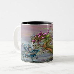 Donkere Fantasy Art Two-Tone Coffee Mok