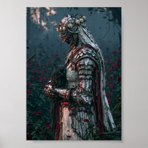 Donkere Fantasy Bruid Ridder Poster