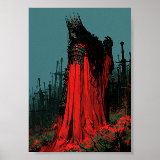 Donkere Fantasy Gevallen Engel Poster