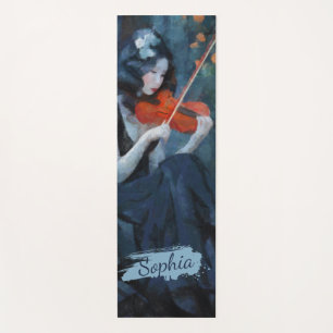 Donkere Fantasy Gotische Violiste in Moonlit Garde Yogamat