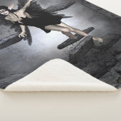 Donkere fee sherpa deken (3/4)