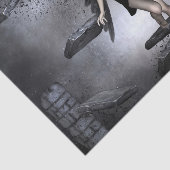 Donkere fee tissuepapier (Detail)