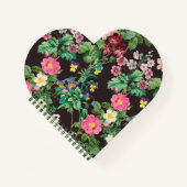 Donkere Floral Notitieboek (Voorkant)