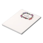 Donkere Florals Notitieblok (Gedraaid)