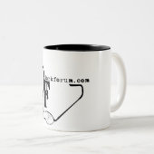 Donkere forums Mok (Voorkant rechts)