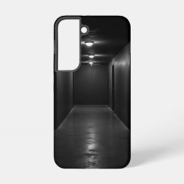 Donkere gang in perspectiefvol uitzicht samsung galaxy hoesje
