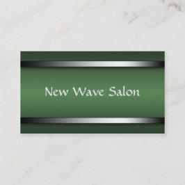 Donkere, geavanceerde Groene Benoemingskaarten Afsprakenkaartje