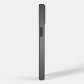 Donkere, geborstelde metalen blik Case-Mate iPhone case (Achterkant / Rechts)