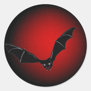Donkere gedachten ronde sticker