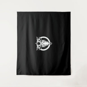 Donkere Geit Baphomet, Satanisch Lucifer Beelzebub Wandkleed