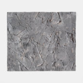 Donkere, getextureerde achtergrond, gestoorde stee fleece deken (Voorkant (Horizontaal))