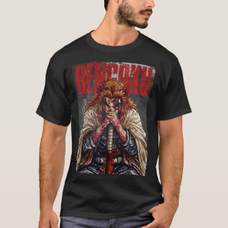 Donkere Getextureerde Anime Schets Kunst T-shirt