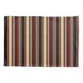 Donkere getextureerde strepen kussensloop (Achterkant)