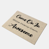 , donkere, Geweldige deurmat (Schuin)