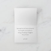 Donkere glamour Vrolijk kerstfeest Kaart (Binnen)