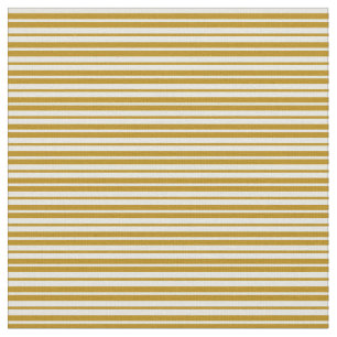 Donkere goldenrod en beige gekleurde linnen patroo stof