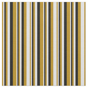 Donkere Goldenrod, lavender en zwart gekleurd patr Stof