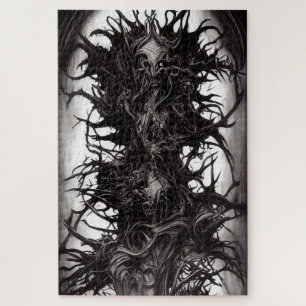 Donkere Gothic Art Dark Vile Biomatter Legpuzzel