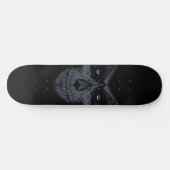Donkere gothic dode skelet botten skateboard (Horizontaal)